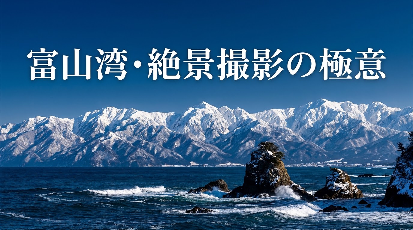 海と三千メートル級の雪山が交わる富山湾の絶景撮影の極意