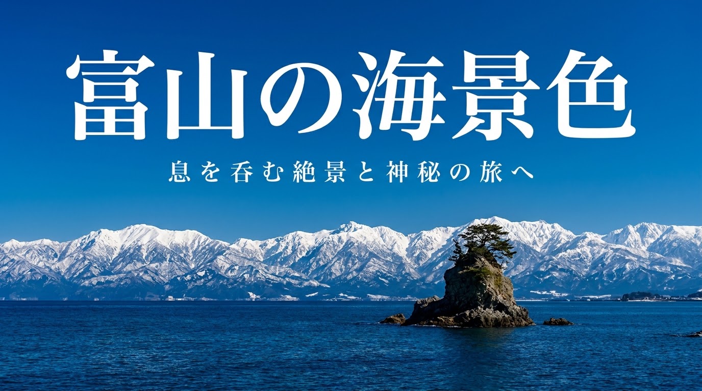 富山の海景色。息を呑む絶景と神秘の旅へ