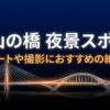 富山の橋の夜景スポット。デートや撮影におすすめの絶景。