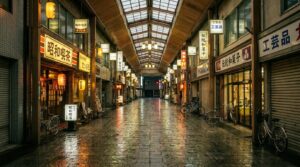 富山市中央通りの街並み